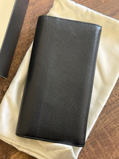 GUCCI MARMONT BLACK LONG WALLET