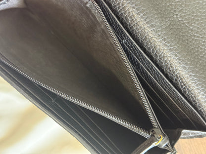 GUCCI MARMONT BLACK LONG WALLET