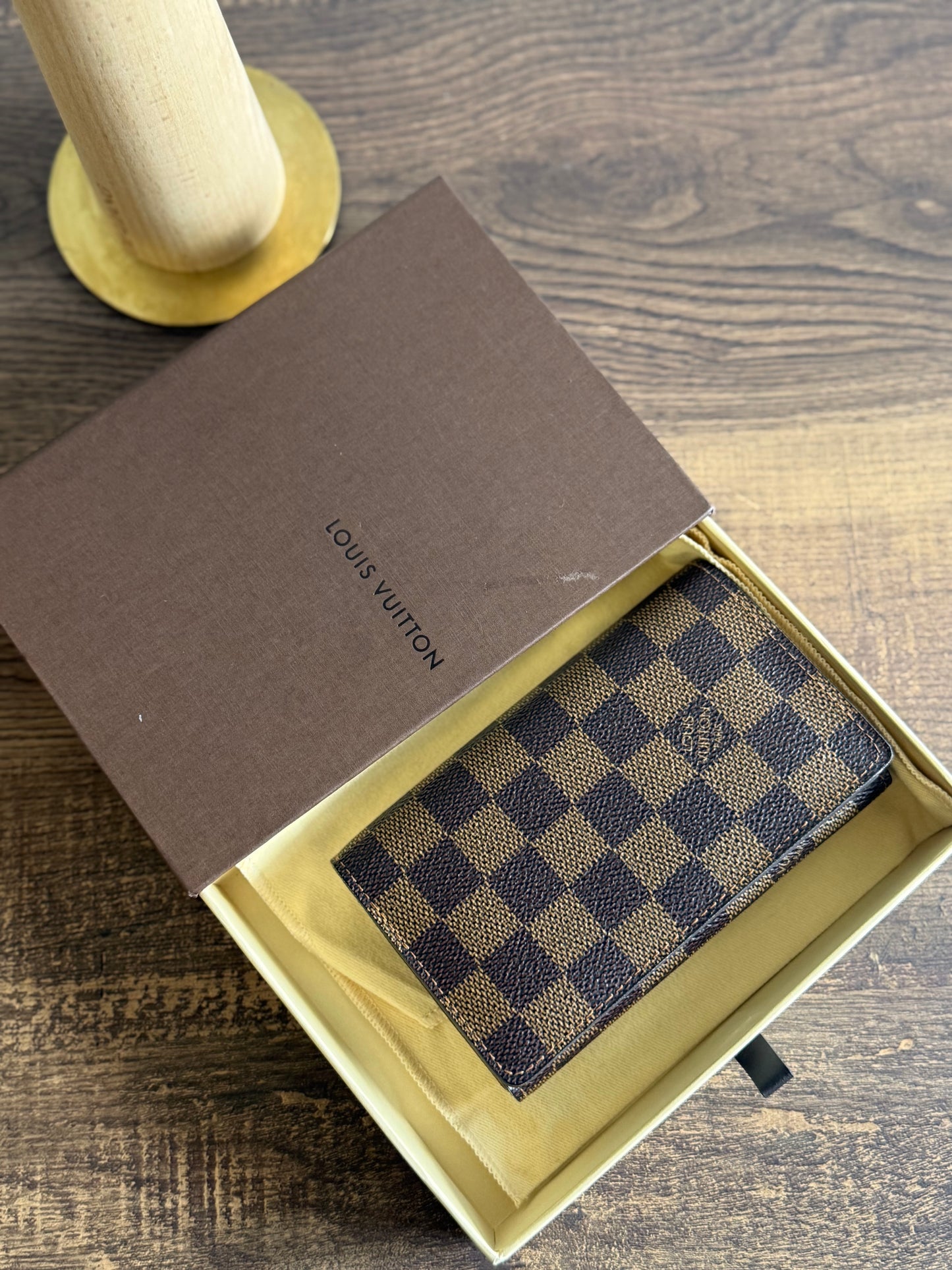 DAMIER EBENE TRESSOR BI-FOLD WALLET