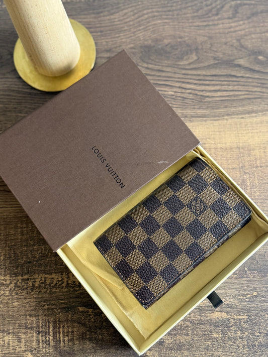 DAMIER EBENE TRESSOR BI-FOLD WALLET