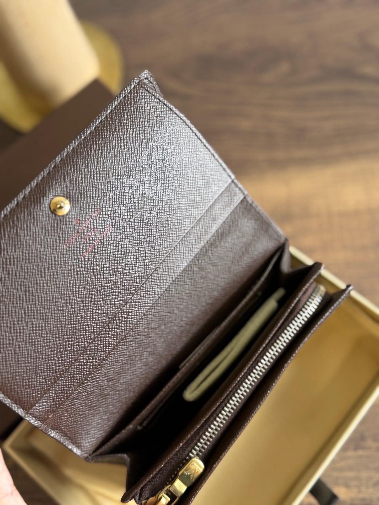 DAMIER EBENE TRESSOR BI-FOLD WALLET