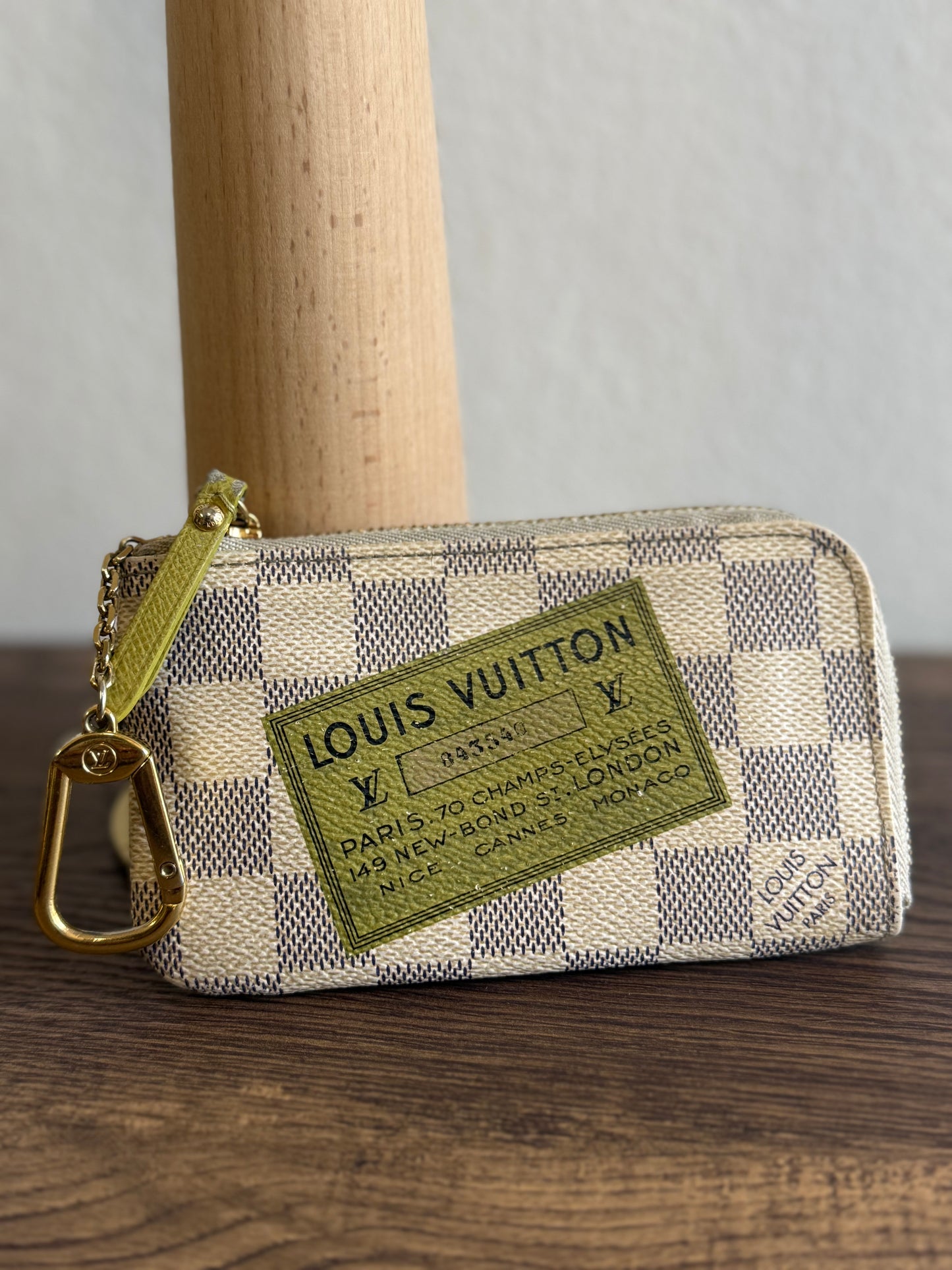 LIMITED EDITION DAMIER AZUR KEY CLES