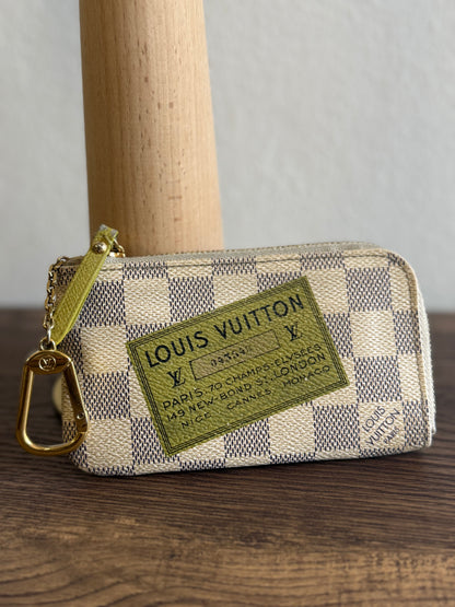 LIMITED EDITION DAMIER AZUR KEY CLES