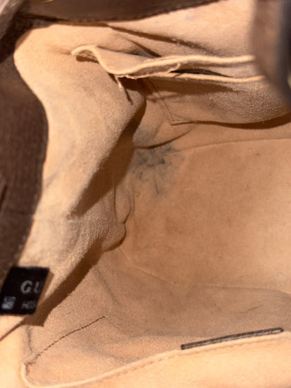 GUCCI GG SUPREME TOP HANDLE BUCKET BAG