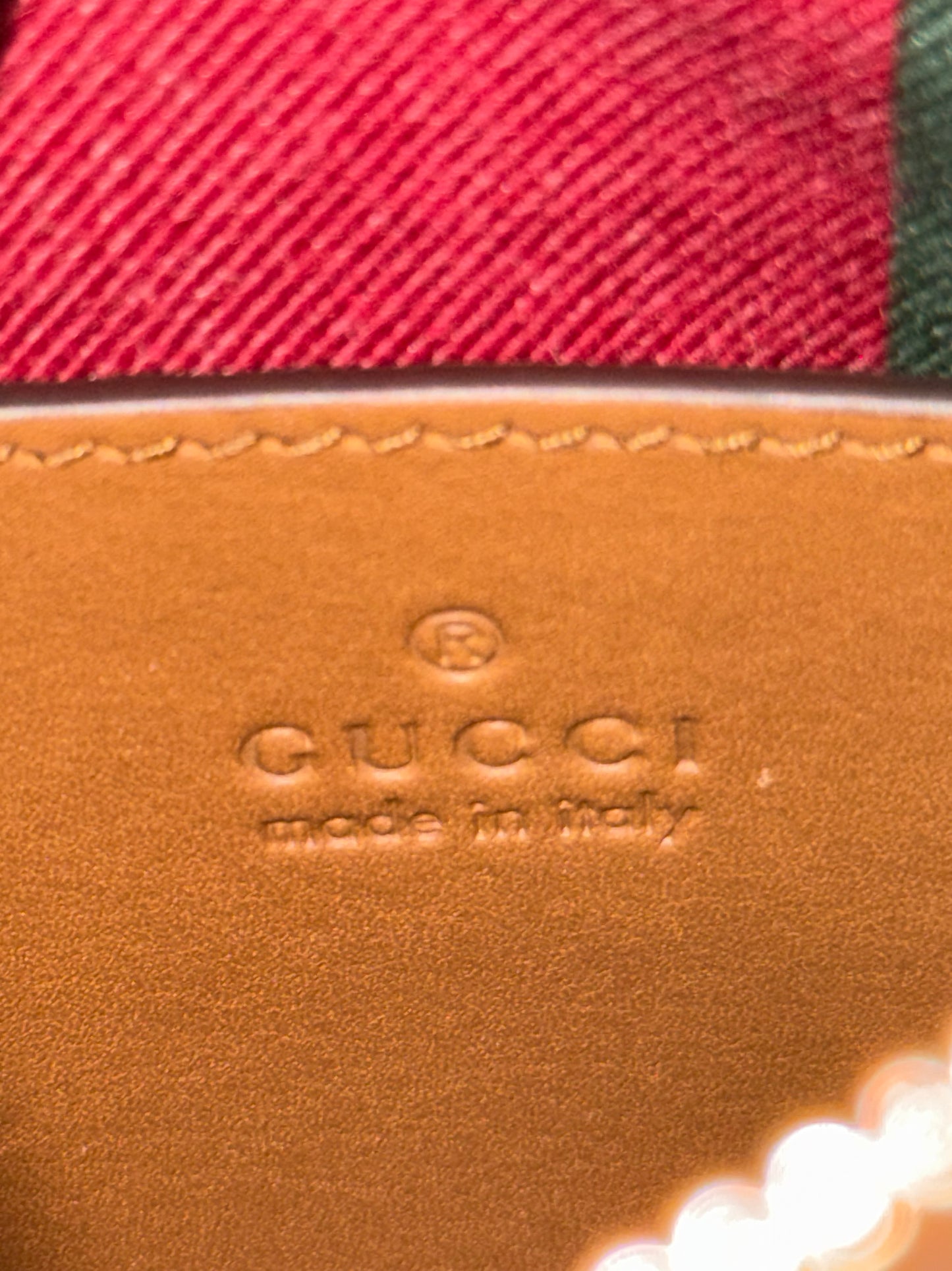 GUCCI GG EMBLEM SMALL SHOULDER BAG