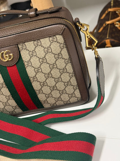GUCCI Ophidia GG Ophidia Zip Around Camera Bag