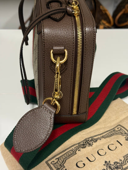 GUCCI Ophidia GG Ophidia Zip Around Camera Bag