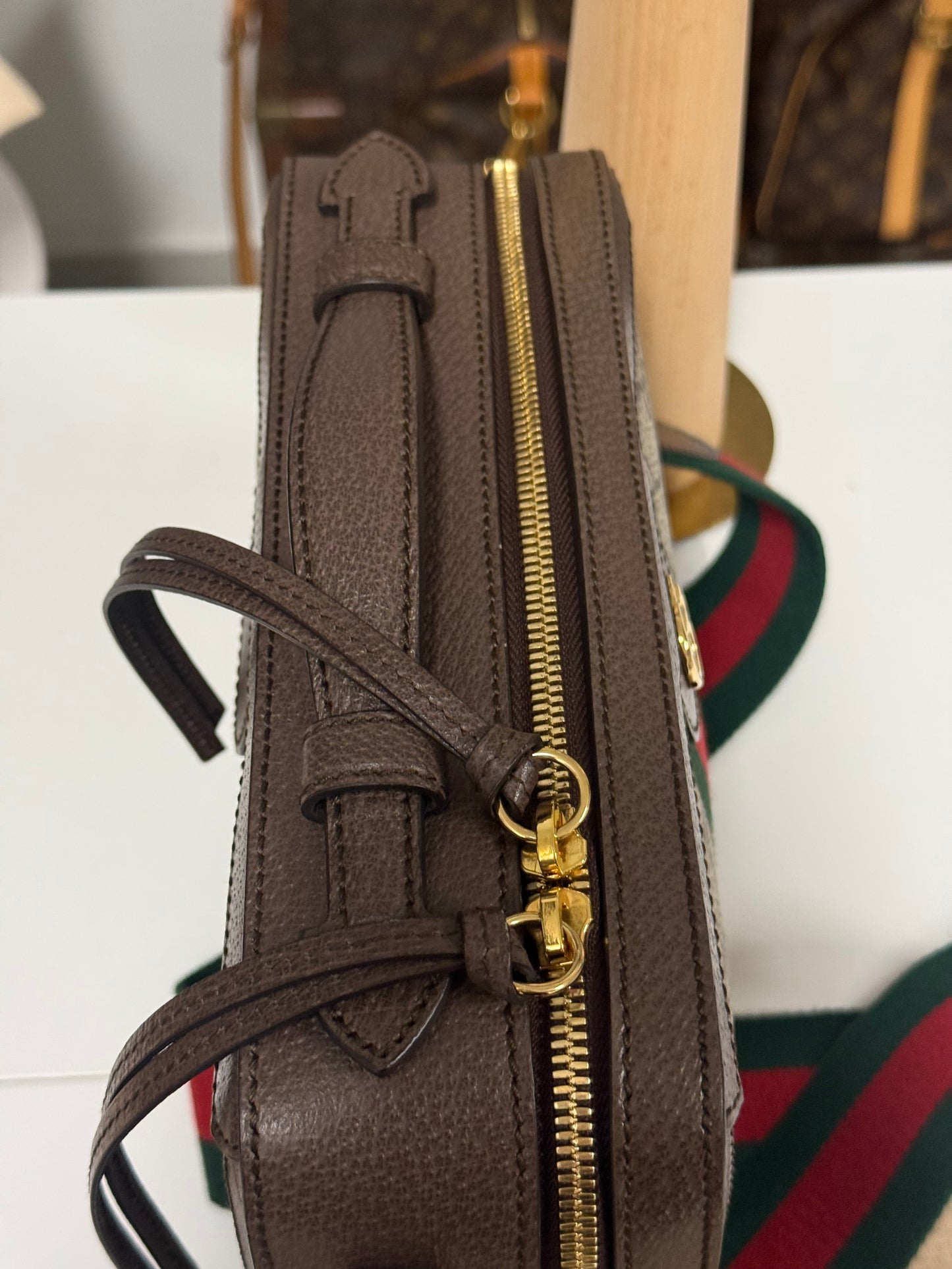 GUCCI Ophidia GG Ophidia Zip Around Camera Bag
