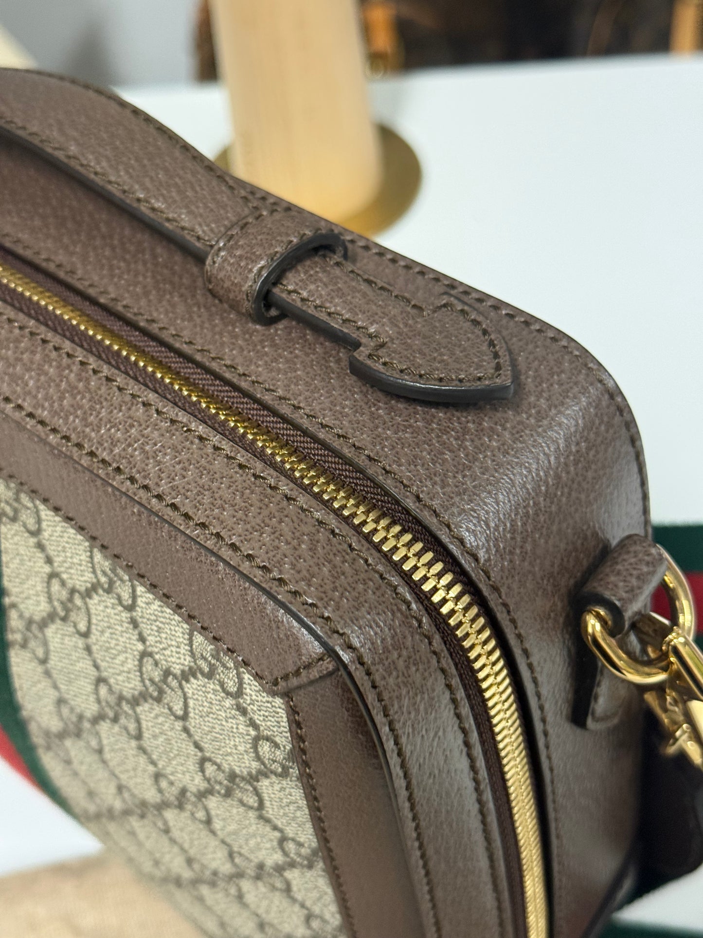 GUCCI Ophidia GG Ophidia Zip Around Camera Bag