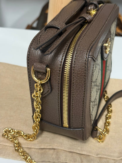 GUCCI OPHIDIA MINI TOP HANDLE SHOULDER BAG
