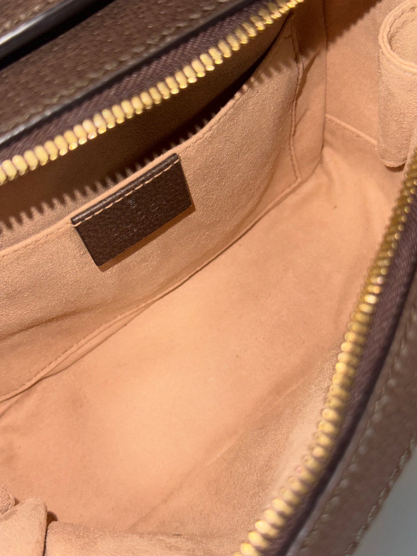 GUCCI OPHIDIA MINI TOP HANDLE SHOULDER BAG
