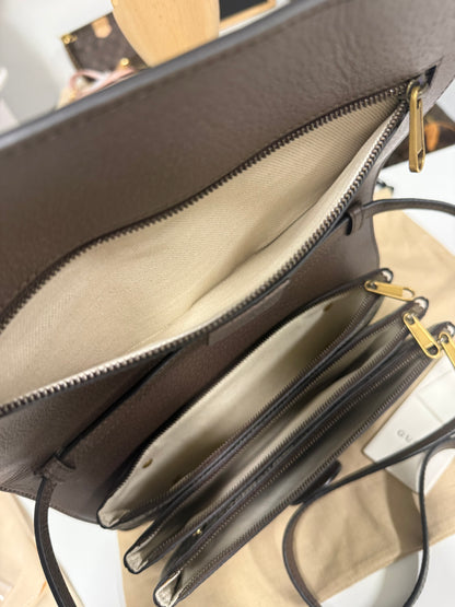 GUCCI SUPREME GG OPHIDIA NEW ACERO MESSENGER BAG