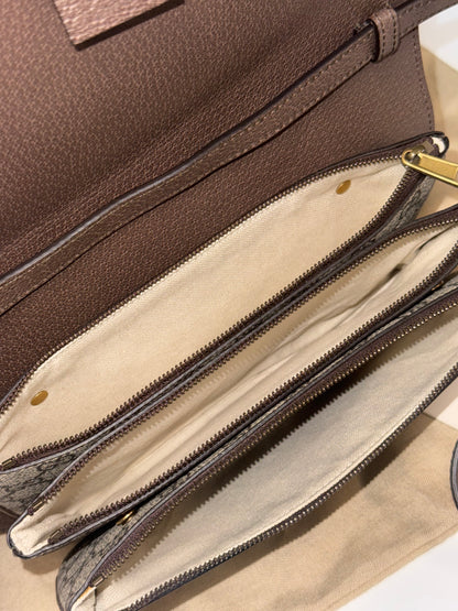 GUCCI SUPREME GG OPHIDIA NEW ACERO MESSENGER BAG