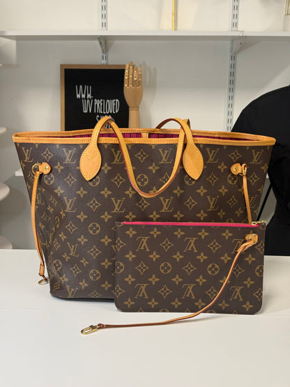 LOUIS VUITTON NEVERFULL MM IN MONOGRAM - PIVOINE INTERIOR