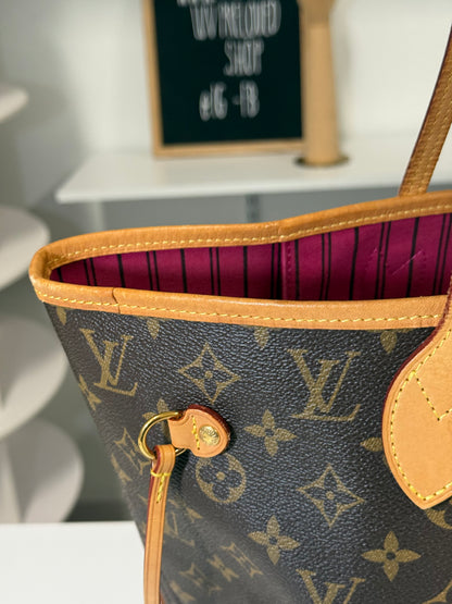 LOUIS VUITTON NEVERFULL MM IN MONOGRAM - PIVOINE INTERIOR
