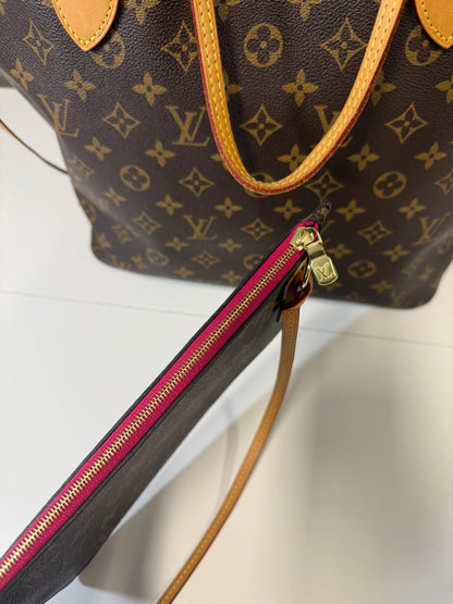 LOUIS VUITTON NEVERFULL MM IN MONOGRAM - PIVOINE INTERIOR