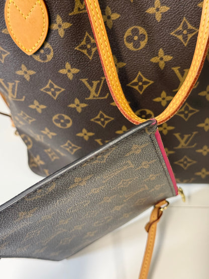 LOUIS VUITTON NEVERFULL MM IN MONOGRAM - PIVOINE INTERIOR