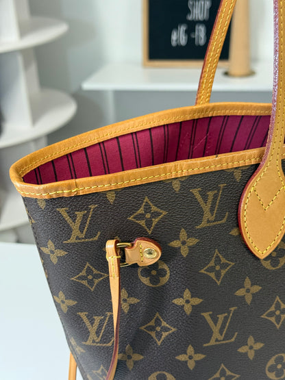 LOUIS VUITTON NEVERFULL MM IN MONOGRAM - PIVOINE INTERIOR