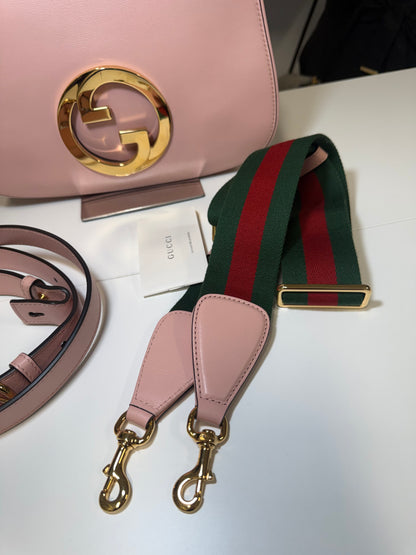 GUCCI BLONDIE TOP HANDLE IN PINK