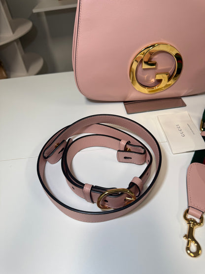 GUCCI BLONDIE TOP HANDLE IN PINK