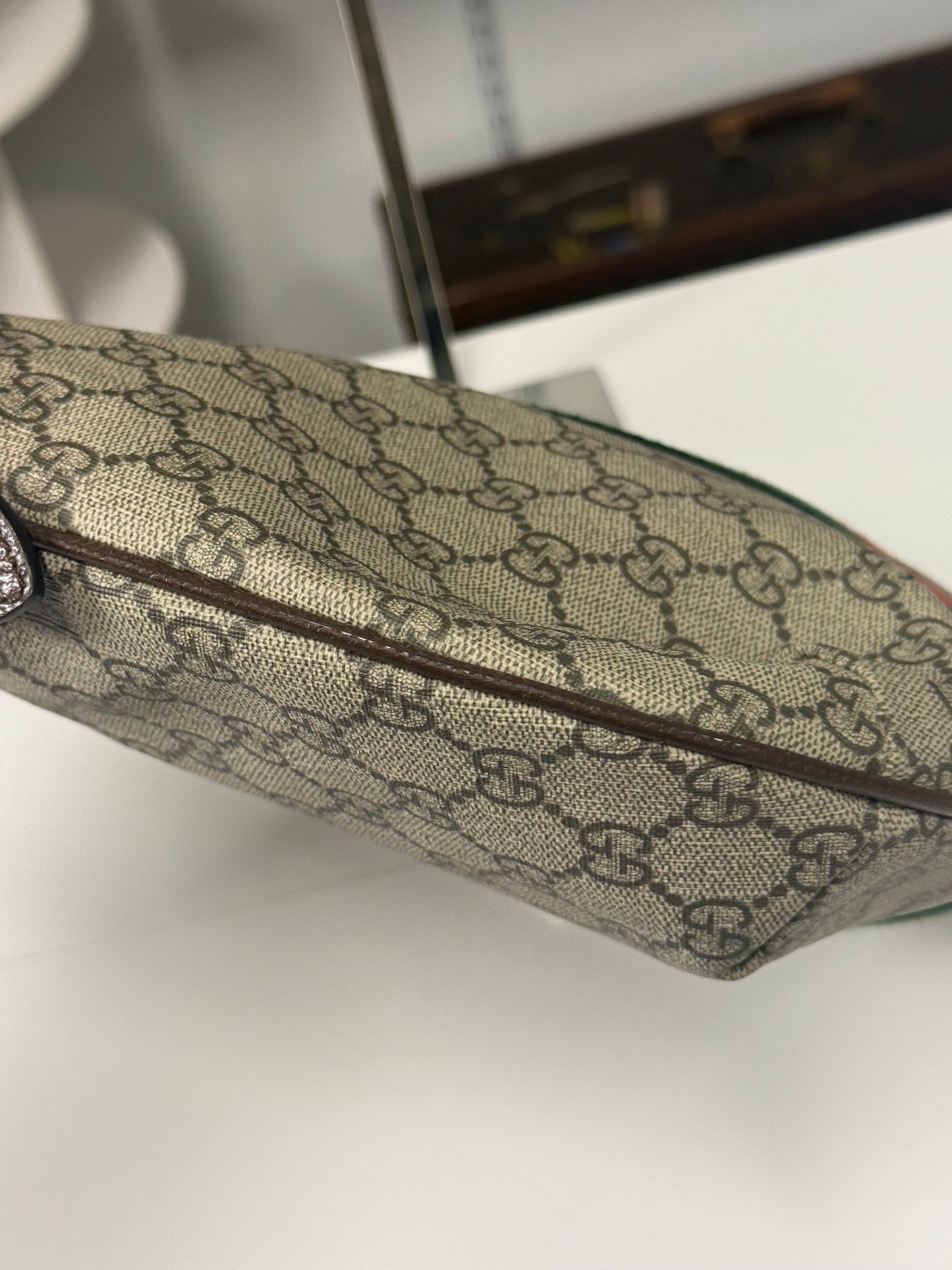 Gucci  Ophidia Small GG Supreme Canvas Shoulder Bag Beige 598125