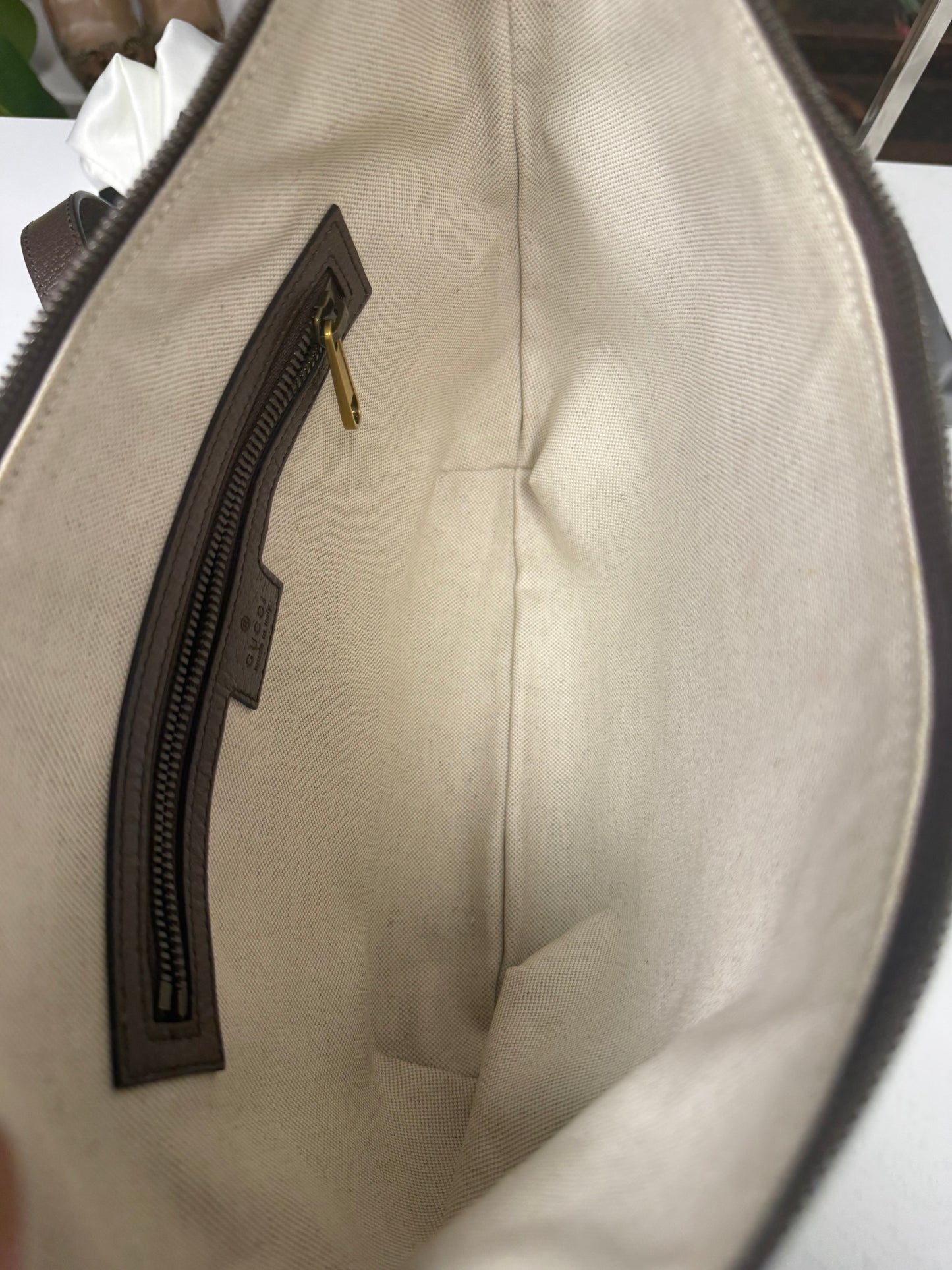 Gucci  Ophidia Small GG Supreme Canvas Shoulder Bag Beige 598125