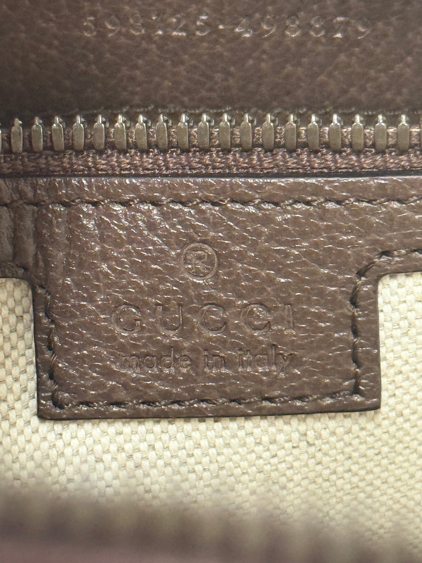 Gucci  Ophidia Small GG Supreme Canvas Shoulder Bag Beige 598125