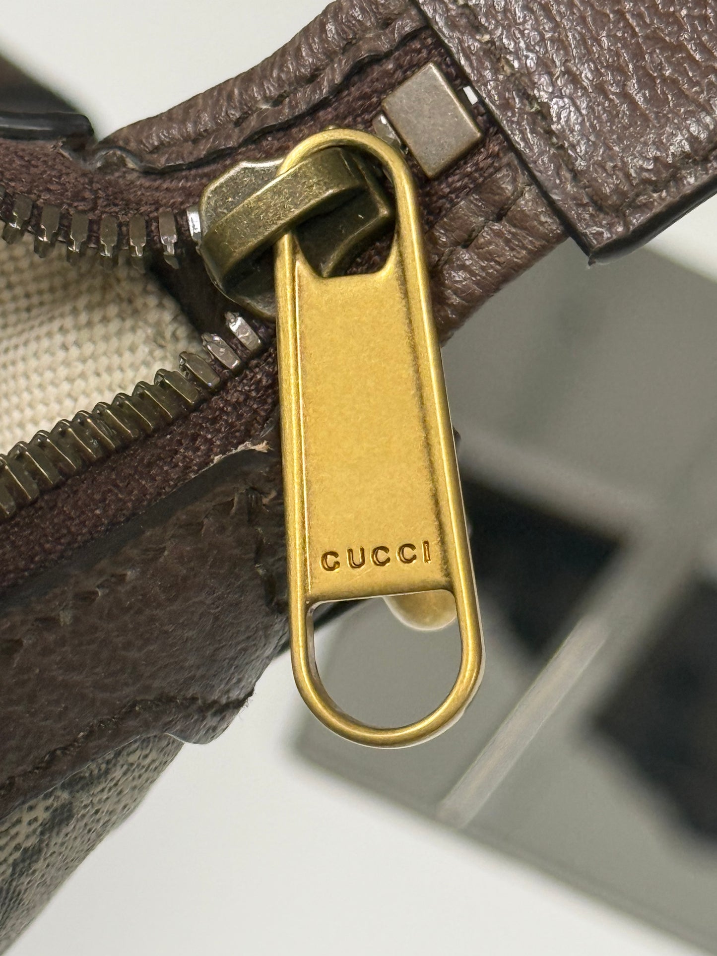 Gucci  Ophidia Small GG Supreme Canvas Shoulder Bag Beige 598125