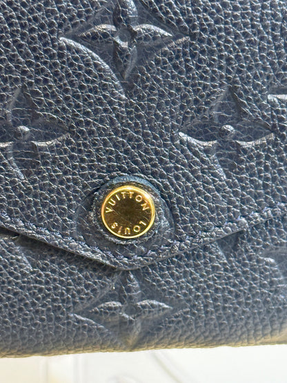 Louis Vuitton Compact Curieuse Wallet in Black Monogram Empreinte leather