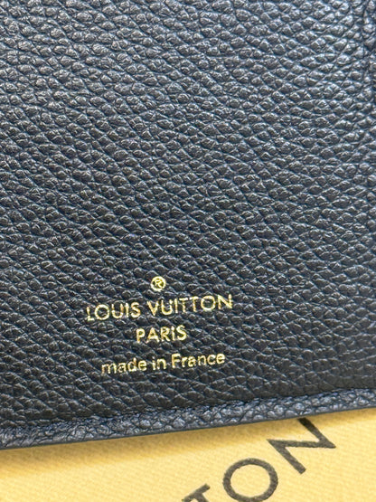 Louis Vuitton Compact Curieuse Wallet in Black Monogram Empreinte leather