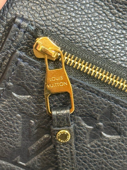 Louis Vuitton Compact Curieuse Wallet in Black Monogram Empreinte leather