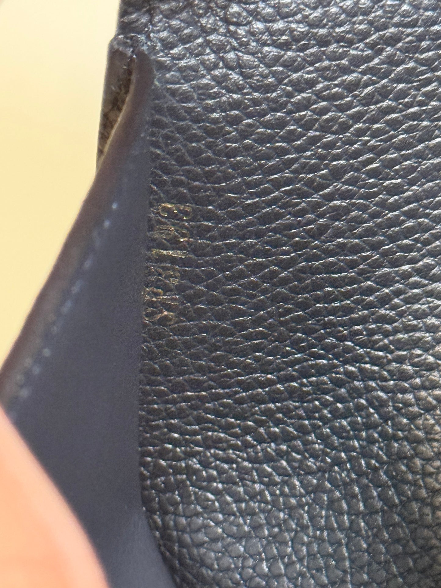 Louis Vuitton Compact Curieuse Wallet in Black Monogram Empreinte leather