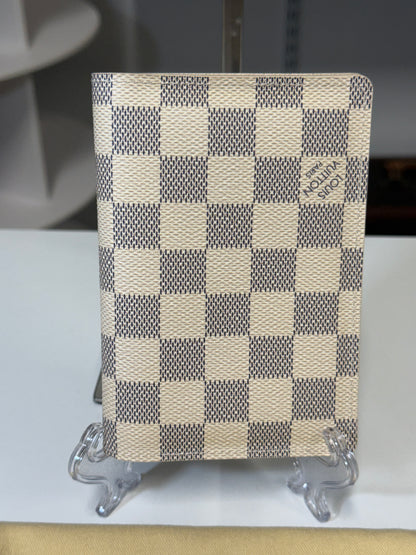 Louis Vuitton Passport Cover in Damier Azur