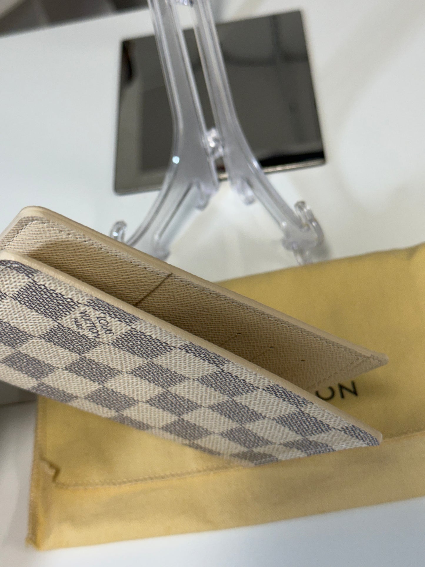 Louis Vuitton Passport Cover in Damier Azur