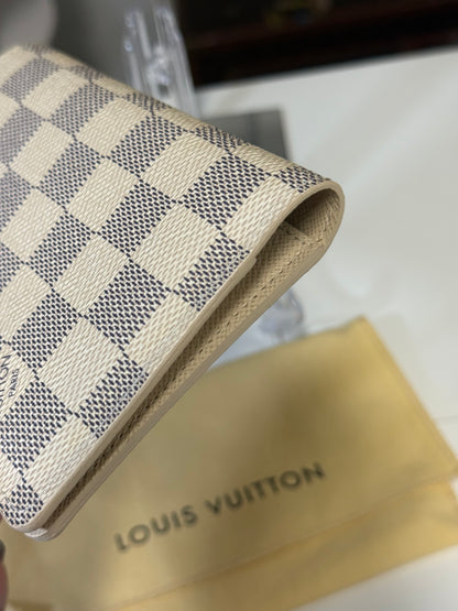 Louis Vuitton Passport Cover in Damier Azur