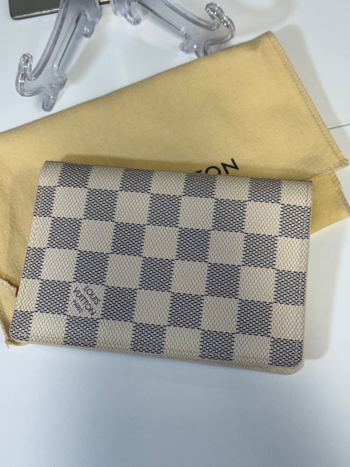 Louis Vuitton Passport Cover in Damier Azur