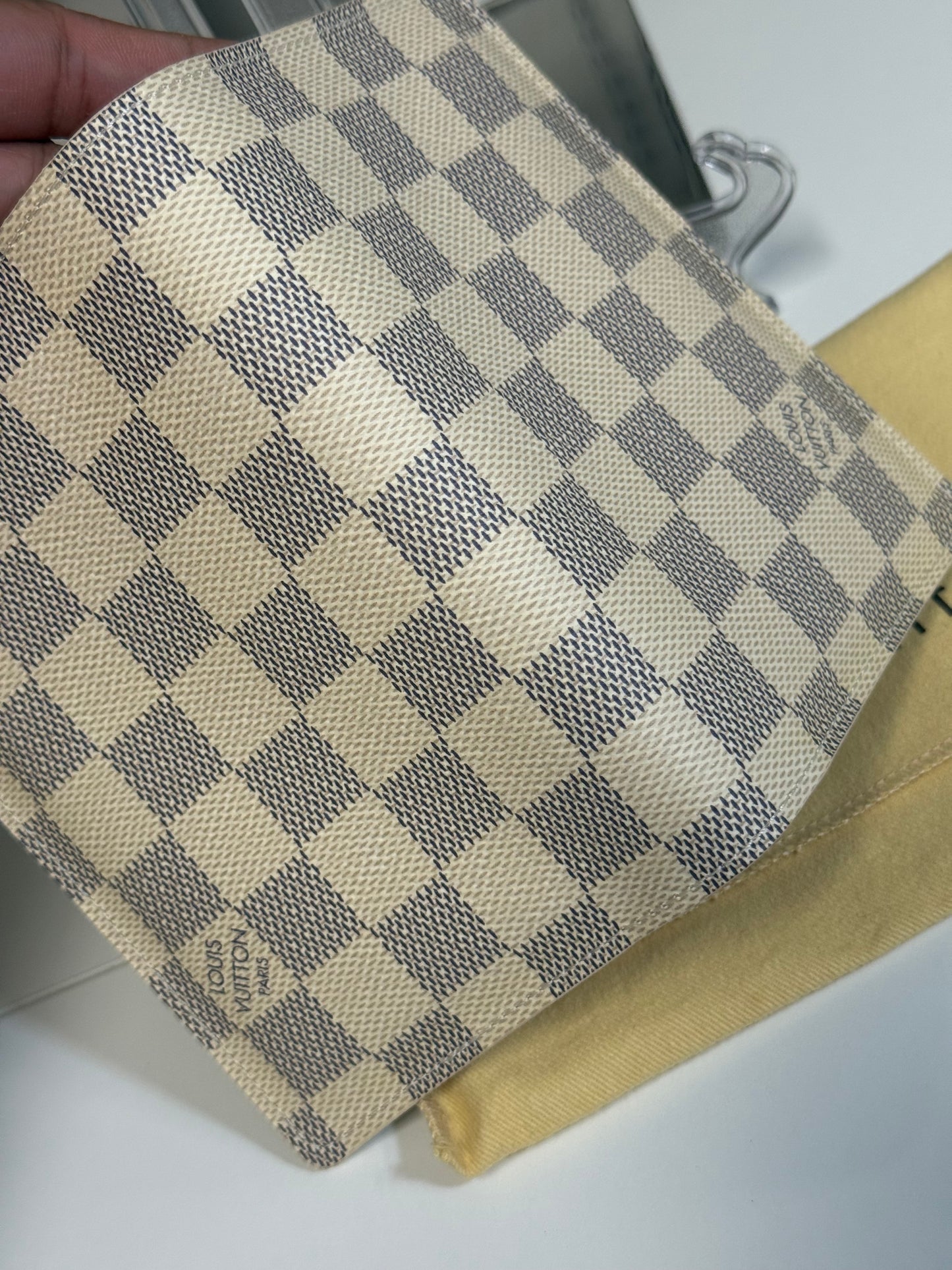 Louis Vuitton Passport Cover in Damier Azur
