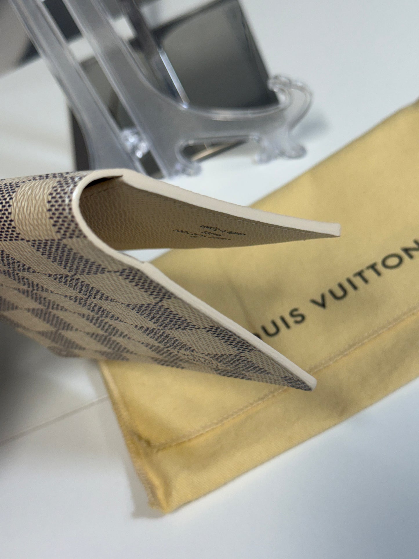 Louis Vuitton Passport Cover in Damier Azur