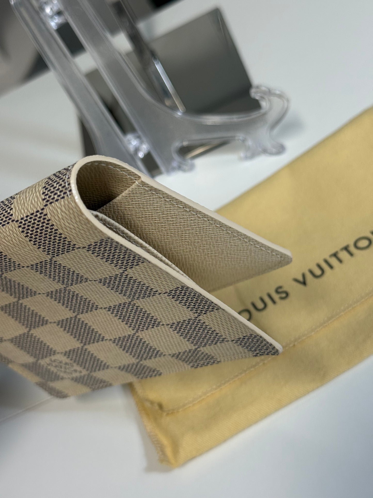 Louis Vuitton Passport Cover in Damier Azur