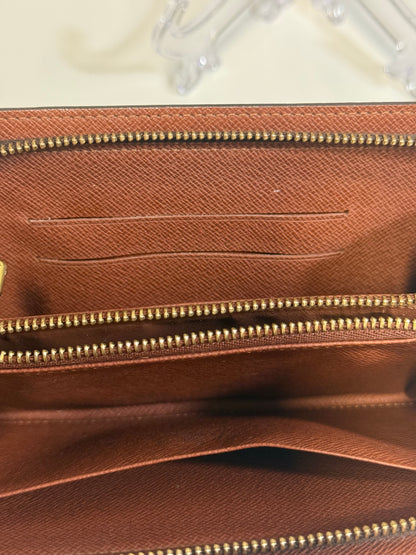 Louis Vuitton Monogram Porte Monnaie Zippy Long Wallet