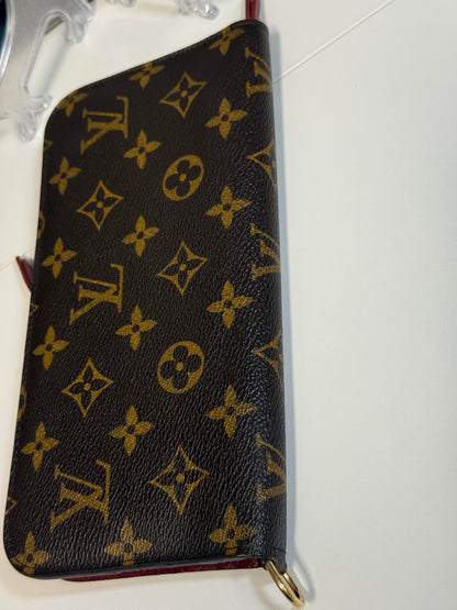 LOUIS VUITTON INSOLITE WALLET RED INTERIOR MONOGRAM CANVAS