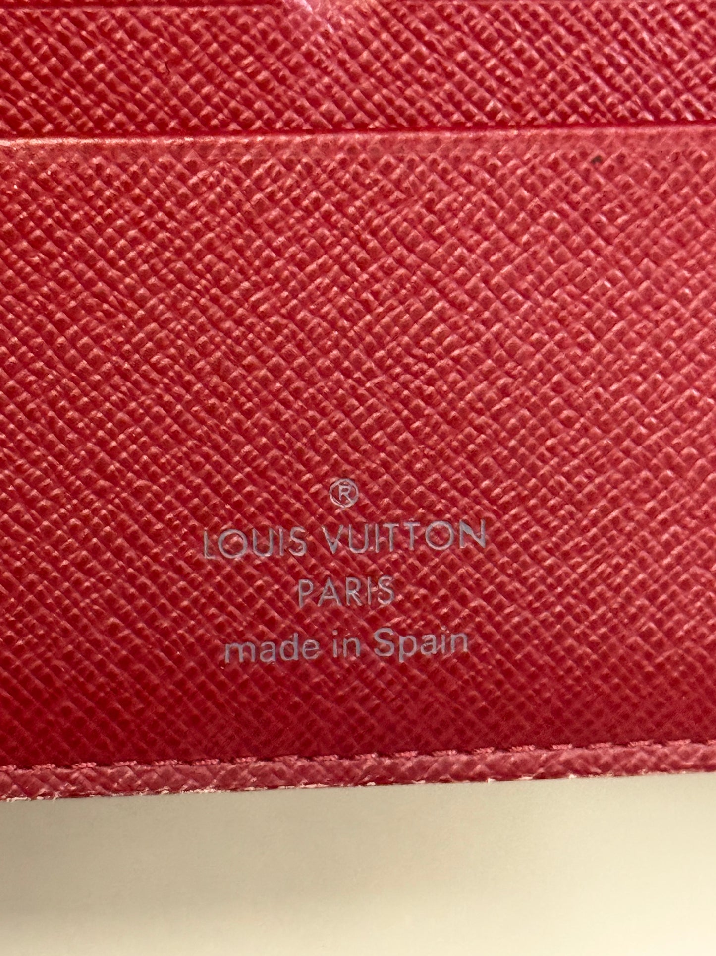 LOUIS VUITTON INSOLITE WALLET RED INTERIOR MONOGRAM CANVAS