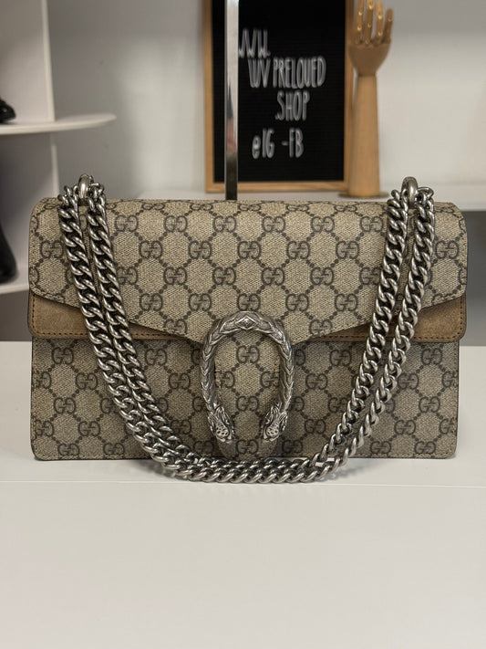 Gucci Dionysus Small GG Supreme Shoulder Bag