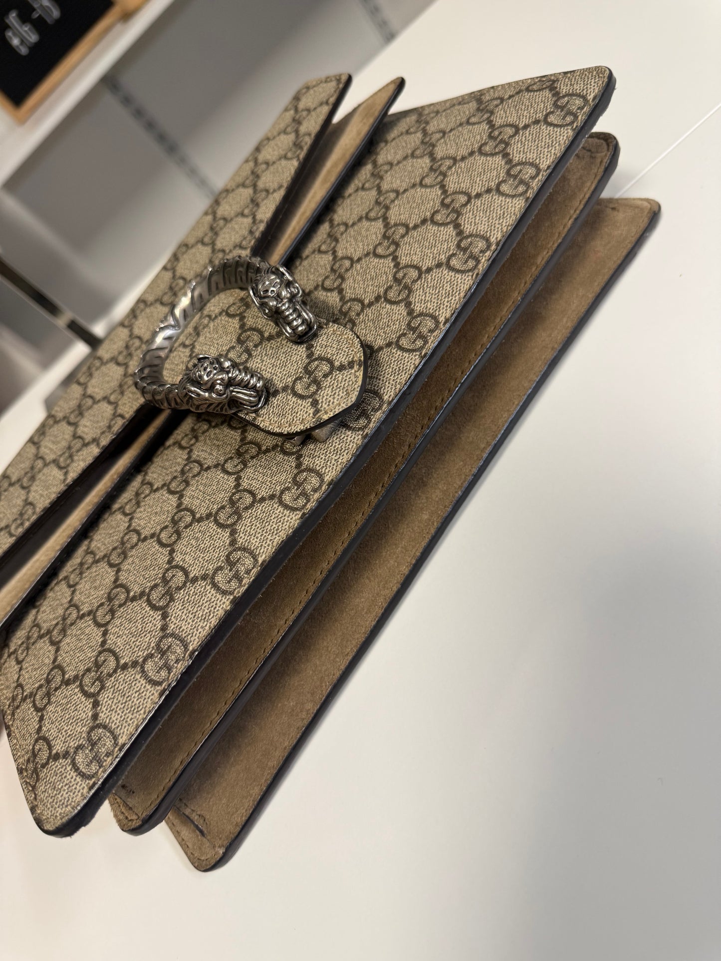 Gucci Dionysus Small GG Supreme Shoulder Bag