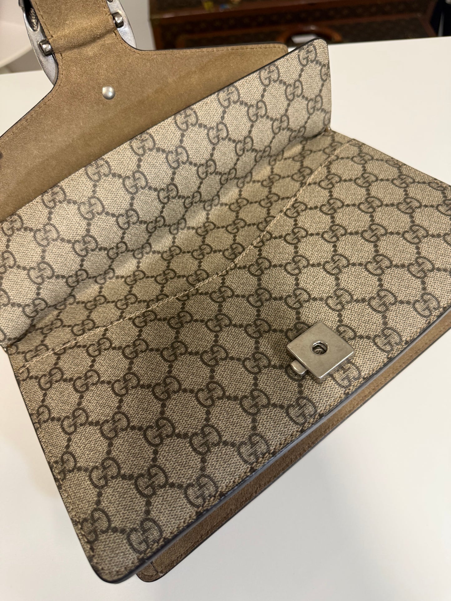 Gucci Dionysus Small GG Supreme Shoulder Bag