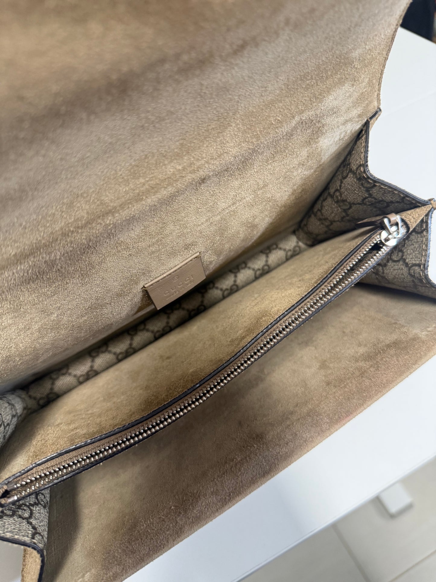 Gucci Dionysus Small GG Supreme Shoulder Bag