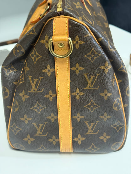 Louis Vuitton Monogram Canvas Speedy Bandouliere 35 Bag