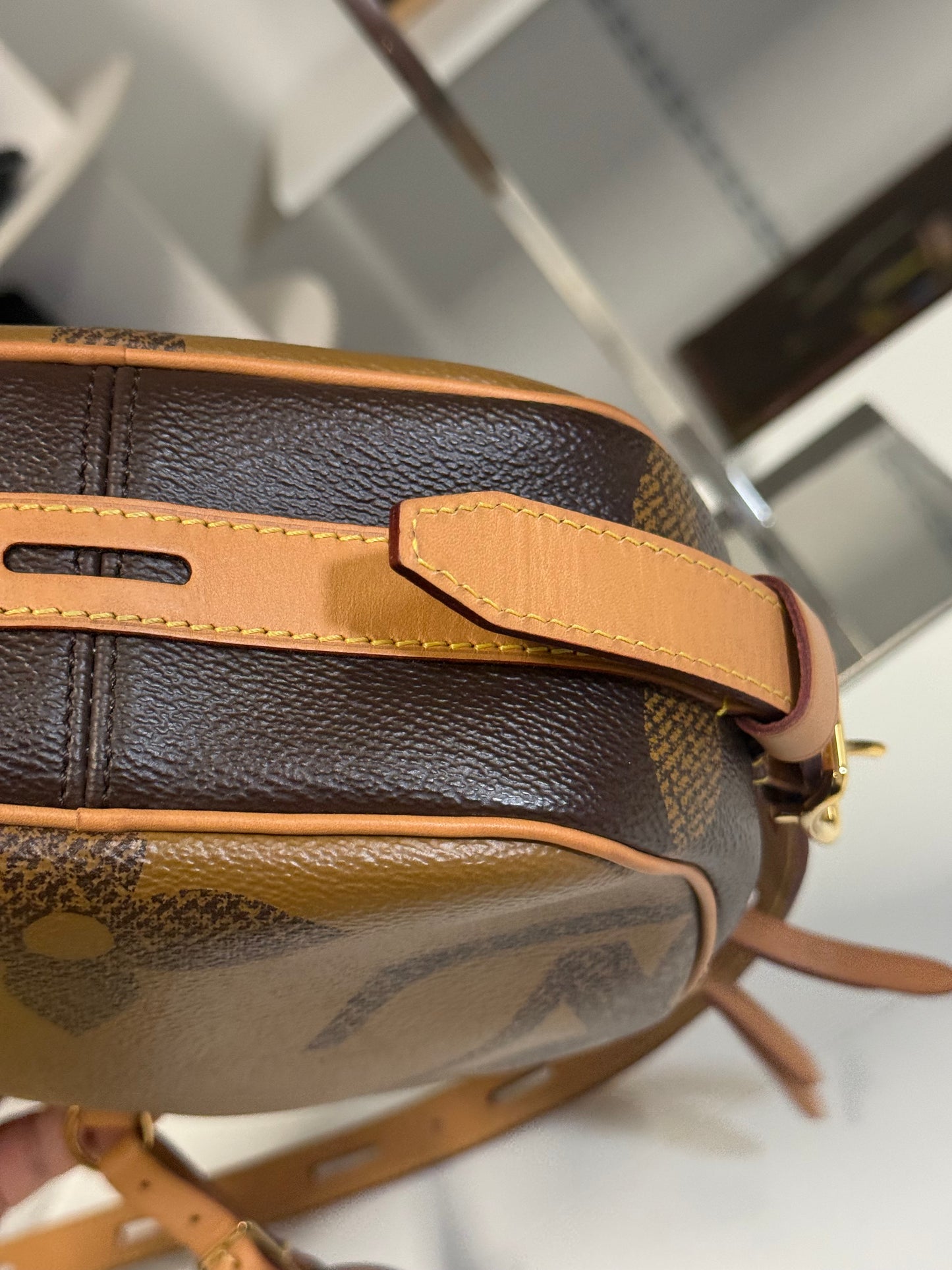 Louis Vuitton Monogram Giant Reverse Canvas Boite Chapeau Souple MM Bag