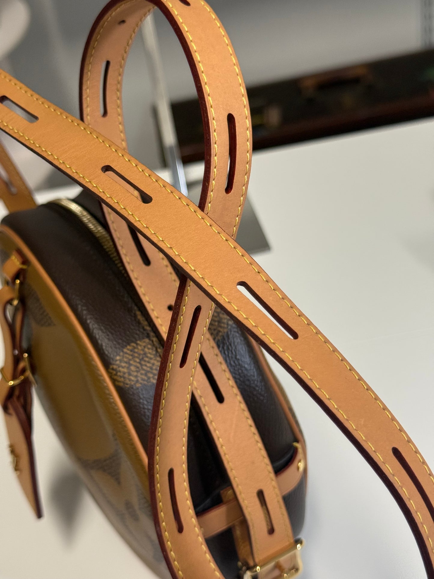 Louis Vuitton Monogram Giant Reverse Canvas Boite Chapeau Souple MM Bag