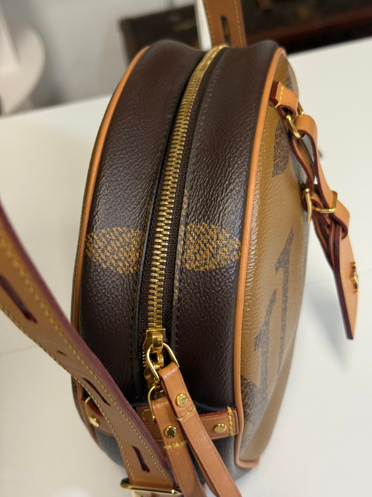 Louis Vuitton Monogram Giant Reverse Canvas Boite Chapeau Souple MM Bag